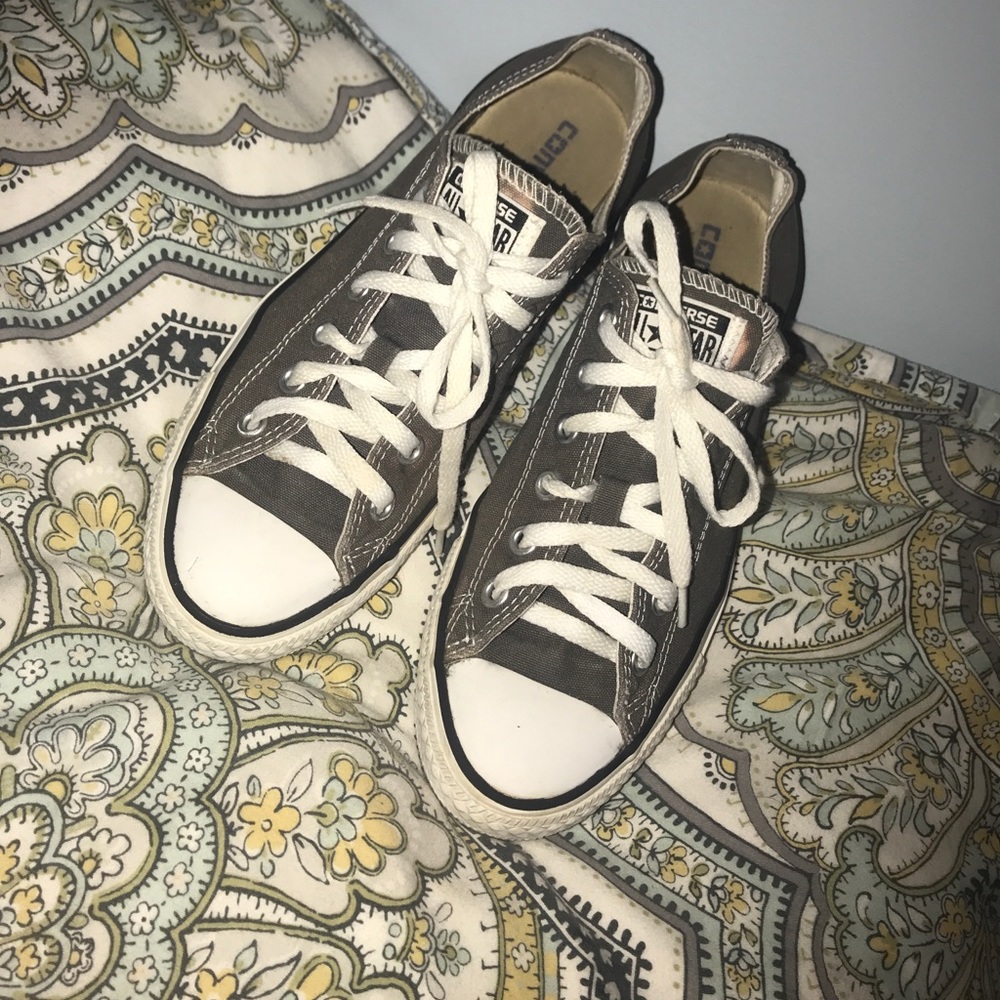 Grey Low Top Converse